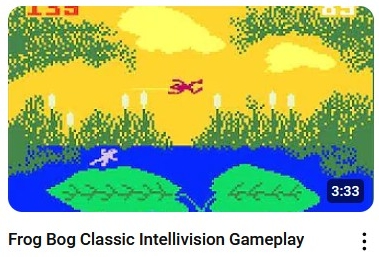Frog Bog Classic Intellivision Gameplay